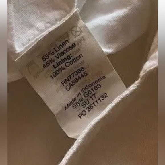 White Linen Blend dress - J.Crew - Never Worn - Size S - Picture 6 of 6